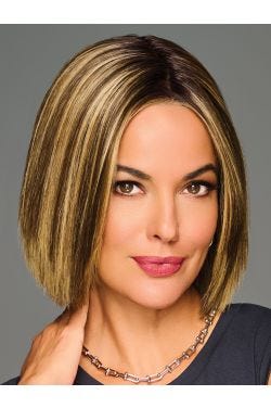 Cutting Edge Wig by Eva Gabor | Lace Front, Mono Part, Heat Friendly-GF9-24SS | Shaded Iced Cafe Latte