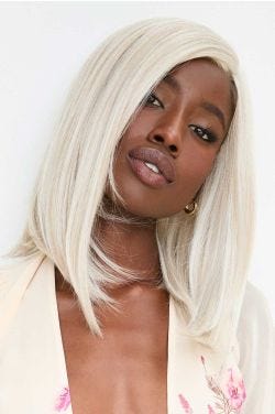 Davina Wig by Orchid / Rene of Paris | Heat Resistant, Lace Front, Mono Part | Ghost Blond