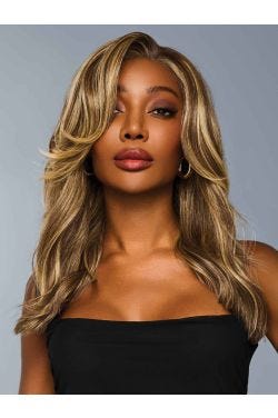 Decadent Diva Wig by Raquel Welch | Lace Front, Monofilament, Heat Friendly-RL9/24SS | Shaded Iced Cafe Latte
