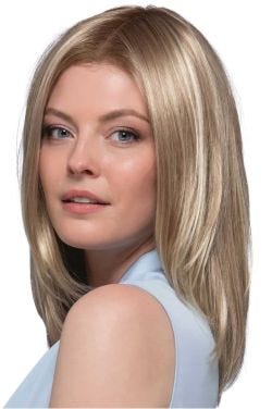 long layered wig with face framing
