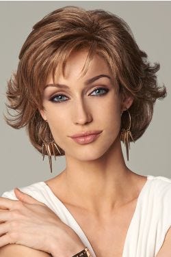 Everyday Elegant by Eva Gabor Wigs - Monofilament, Lace Front Wig | GL27-29 Chocolate Caramel | GL27-29 | Chocolate Caramel