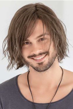 Brian by Ellen Wille Wigs - Heat Friendly Synthetic, Lace Front, Monofilament Part Wig for Men-M7S