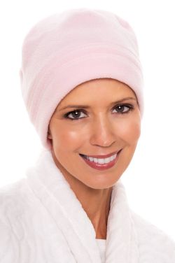 Fleece Night Beanie Sleep Cap for Women