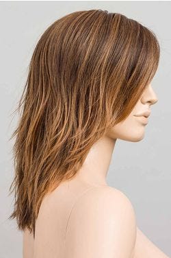 Flow Wig by Ellen Wille | Petite/Average, Heat Resistant, Lace Front -Hazelnut Lighted 