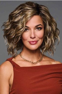Beaming Beauty Wig by Eva Gabor | Heat Resistant, Lace Front, Monofilament Part -GF11-25SS Honey Pecan  | GF11-25SS | Honey Pecan 
