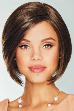 Opulence by Eva Gabor Wigs- Monofilament, Lace Front Wig | GL4-8 Dark Chocolate | GL4-8 | Dark Chocolate