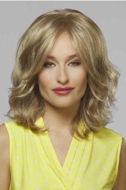 Kendall by Henry Margu Wigs - Lace Front, Monofilament Wig | 14H - DARK BLONDE / LIGHT WHEAT BLONDE HIGHLIGHTS