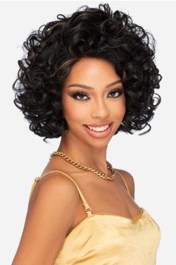 HMB-Derry Wig by Vivica Fox | Human Hair/Synthetic Blend, Hand Tied 