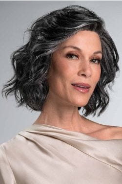 January Wig by Jon Renau | Lace Front, Monofilament-1B/60 | Peppercorn