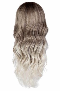 Raven Wig by Kim Kimble | Heat Resistant, Lace Front, Monofilament -MC119-23 SS Sweet Cream 