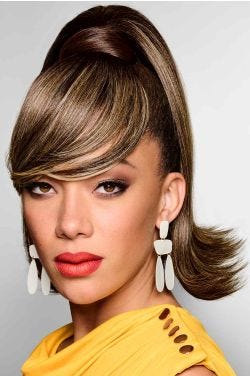 16 Inch Pony and Bangs by Kim Kimble | Heat Resistant 