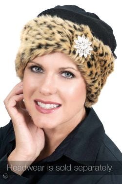 Faux Fur Sparkle Cuff