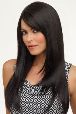 McKenzie by Envy Wigs - Monofilament Part | Black