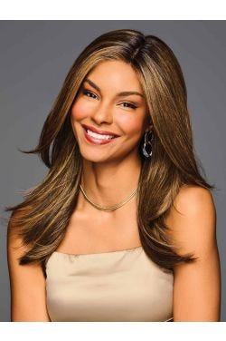 Mirror Moment Wig by Gabor | Lace Front, Monofilament Part, Heat Friendly-GF8-29SS | Shaded Hazelnut 