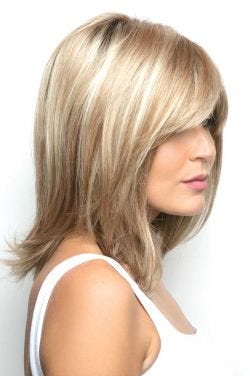 Kenzie by Noriko Wigs - Monofilament Wig | Sugar Cane-R