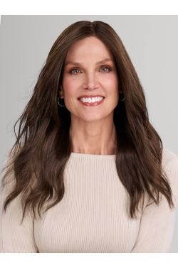 Olivia Wig by Jon Renau | Lace Front, Monofilament, Hand Tied-8/32 | Cocoa Bean