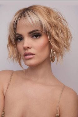 Rosanna Wig by Alexander Couture | Heat Resistant, Lace Front -Peaches and Cream 