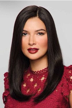 Unmatched 18 Inch Hair Topper by Raquel Welch | Heat Resistant, Hand Tied, Monofilament 