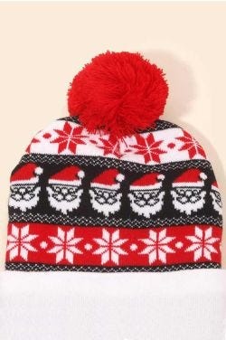 Santa-Approved Christmas Beanie Hat | Festive Beanies for Women