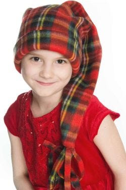 santa cap for kids - classic stocking cap
