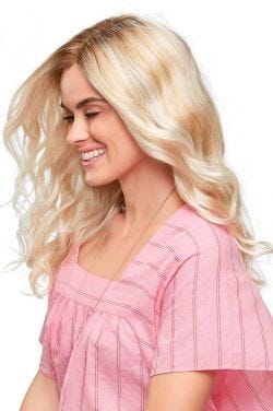 Sarah by Jon Renau Wigs - Lace Front, Monofilament, Hand Tied Wig | FS24/102S12 | Laguna Blonde