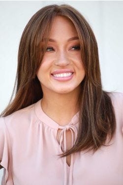 Sienna Lite Wig by Jon Renau| Human Hair, Hand Tied, Lace Front, Monofilament-FS6/30/27 | Toffee Truffle