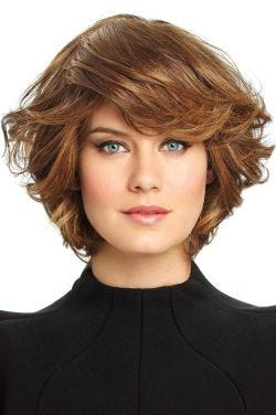 Soft Focus by Raquel Welch Wigs- Human Hair & Monofilament Wig | R829S+ Glazed Hazelnut | R829S+ | Glazed Hazelnut