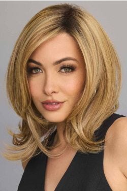 Sophia Wig by Alexander Couture | Heat Resistant, Lace Front, Mono Part-Cinder Toffee R