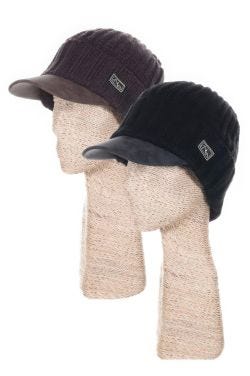Summit Rib-Knit Radar Cap | Wool Blend Winter Hat for Men