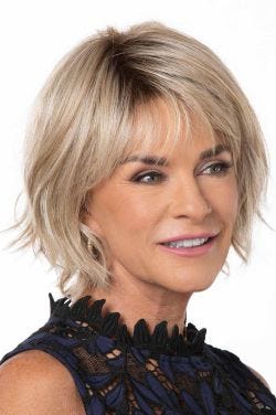 Trendy Wig by Toni Brattin | Heat Resistant -Platinum Blonde