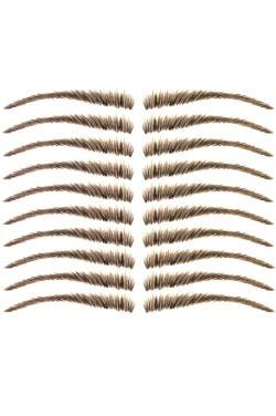 Eyebrow Tattoos #19:  Full Feathered Brow w/Shallow Arc