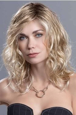 Touch by Ellen Wille Wigs - Monofilament Part, Extended Lace Front Wigs | Sandy Blonde Rooted