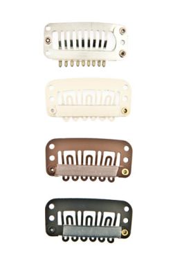 toupee clips - clip to wig and hair