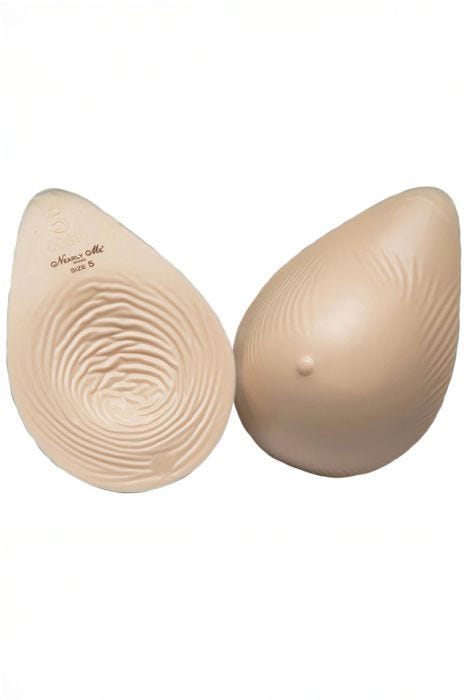 Nearly Me 875 Silicone Prosthesis | Lightweight Breast Form for Pocketed Bra
