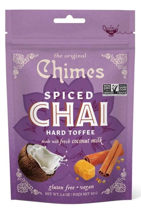 Chimes Spiced Chai Hard Toffee Candy