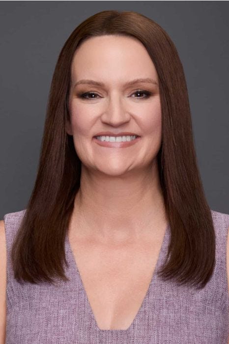 EasiPart XL Wide 14" Hair Topper by Jon Renau | Remy Human Hair, Monofilament