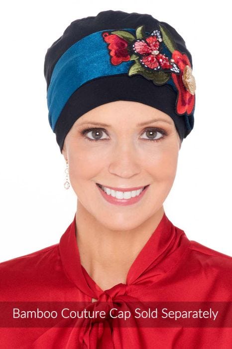 Embellished Applique Hat Accessory and Headband