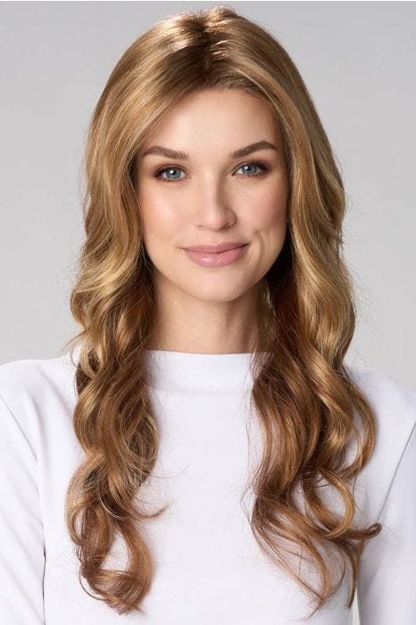 Long wavy wig with face framing
