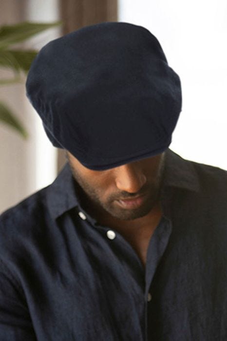 James Solid Linen Driver Cap | Stylish Driver Caps for Men