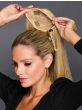 27 Inch Straight Cinched Ponytail by Hairdo | Heat Friendly Ponytail Wrap