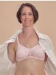 Kennie Wire-Free Mastectomy Bra by Amoena | Soft Lace Comfort & Breathable Pockets