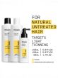 Nioxin System 1 Kit for Natural Hair with Light Thinning | Hair Thickening Shampoo, Conditioner, and Treatment | Small Size