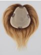 8 Inch EasiPart French XL Human Hair Topper by Jon Renau | Remy Human Hair, Monofilament