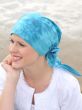 Tie dyed Hannah headwrap head covering