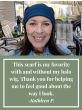 Padded Carol Scarf | 100% Organic Cotton Easy Tie Head Wrap Scarf