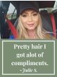 Baseball Cap with Hair: 8271 (8227) Long Hat Black by Henry Margu