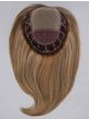 12 Inch Top Style Human Hair Topper by Jon Renau (12" Top Secret) | Remy Human Hair, Monofilament