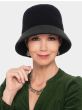 Vanessa Two Tone Cuff Cloche Hat | Wool Blend Winter Hat