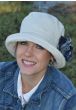 basic bucket hat for women - stone bucket hat