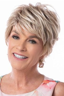 Heavily layered shag style wig